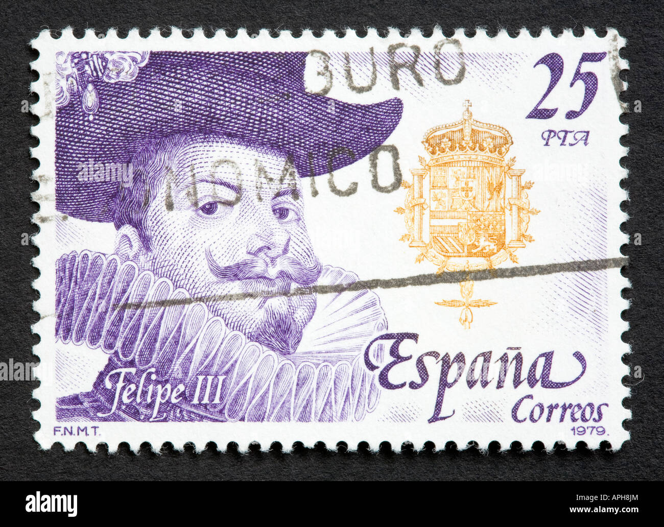 Spanish postage stamp Stock Photo Alamy
