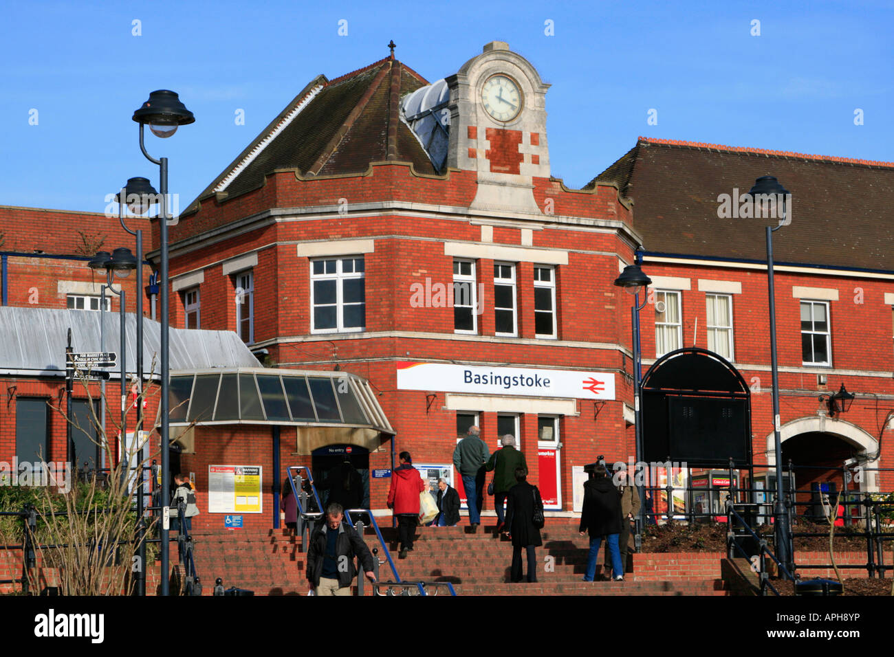 railway station Basingstoke old market town hampshire england uk gb
