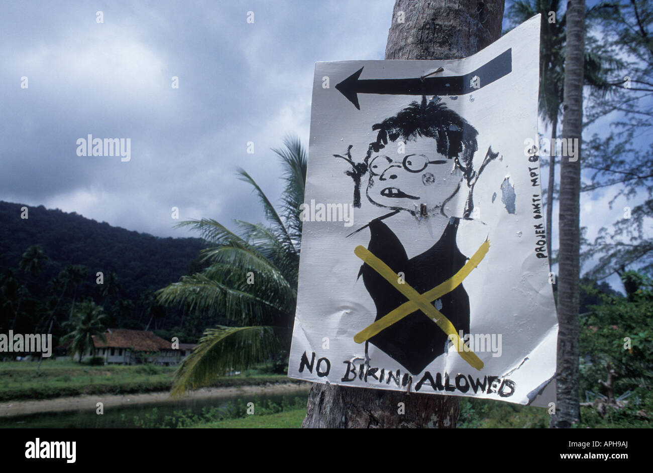 No bikinii allowed hi-res stock photography and images - Alamy