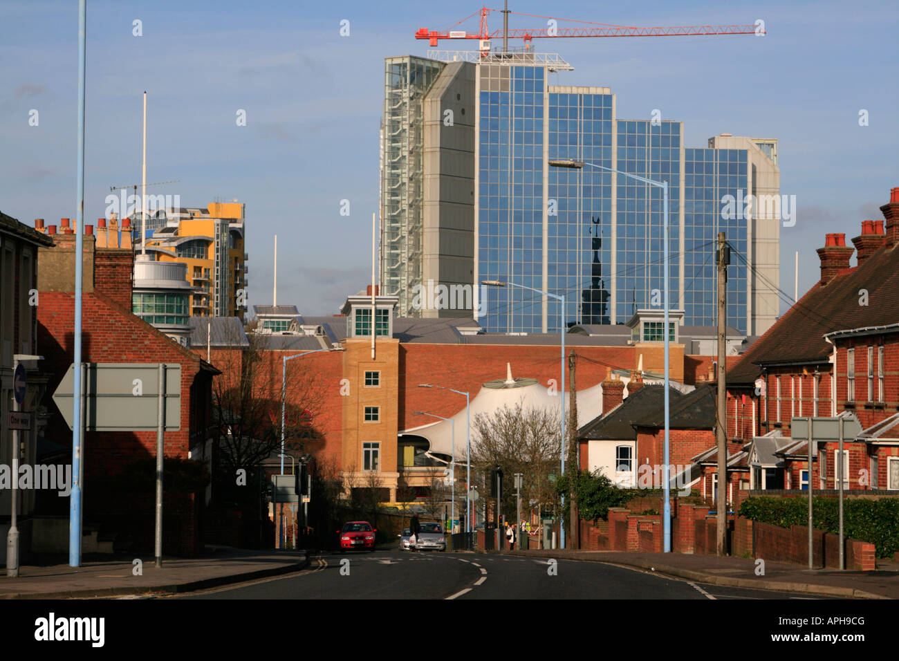 city view Basingstoke old market town hampshire england uk gb Stock