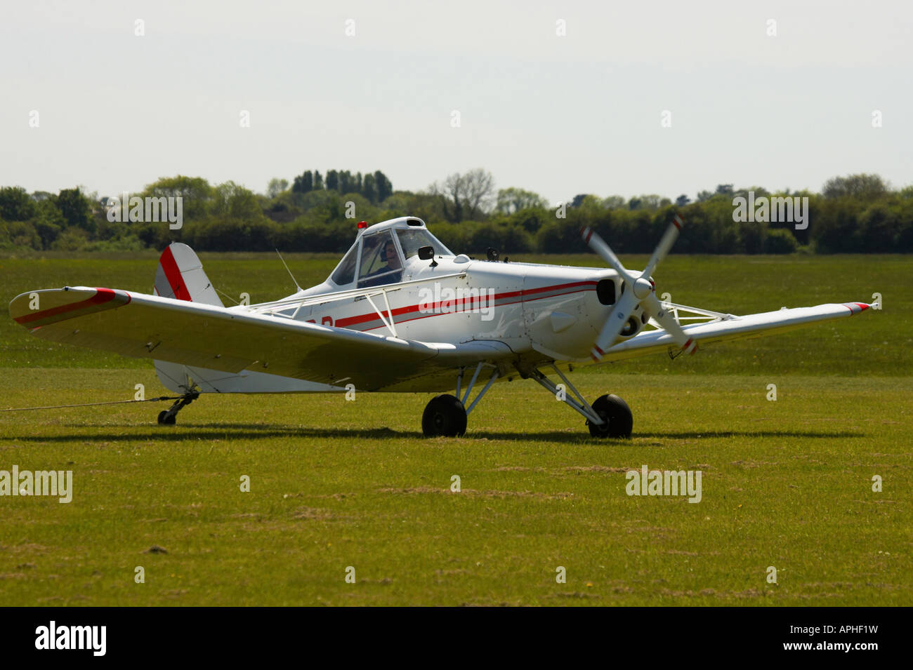 Pawnee aeroplane towplane Stock Photo - Alamy