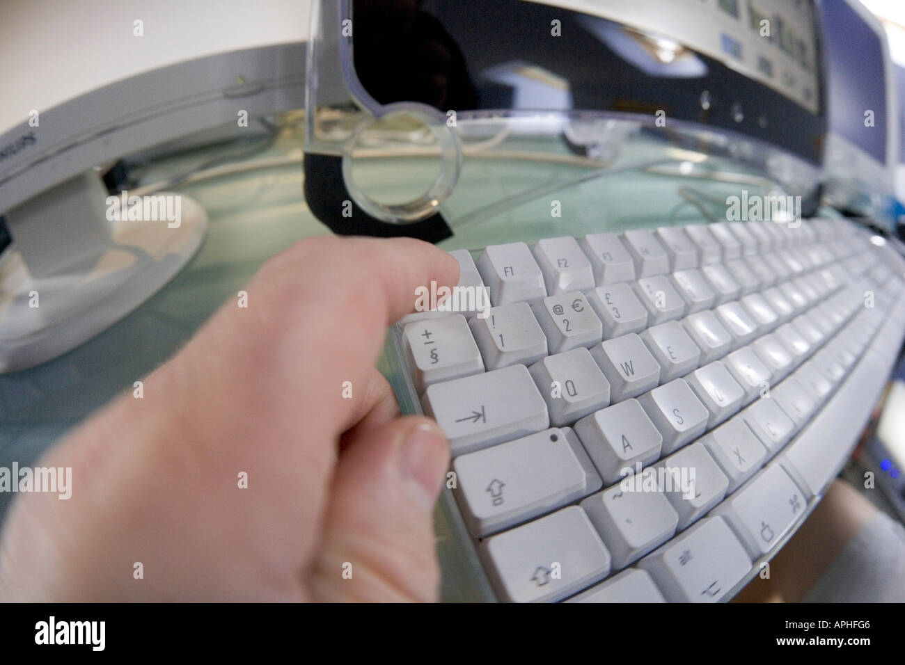 apple mac computer keyboard Stock Photo - Alamy