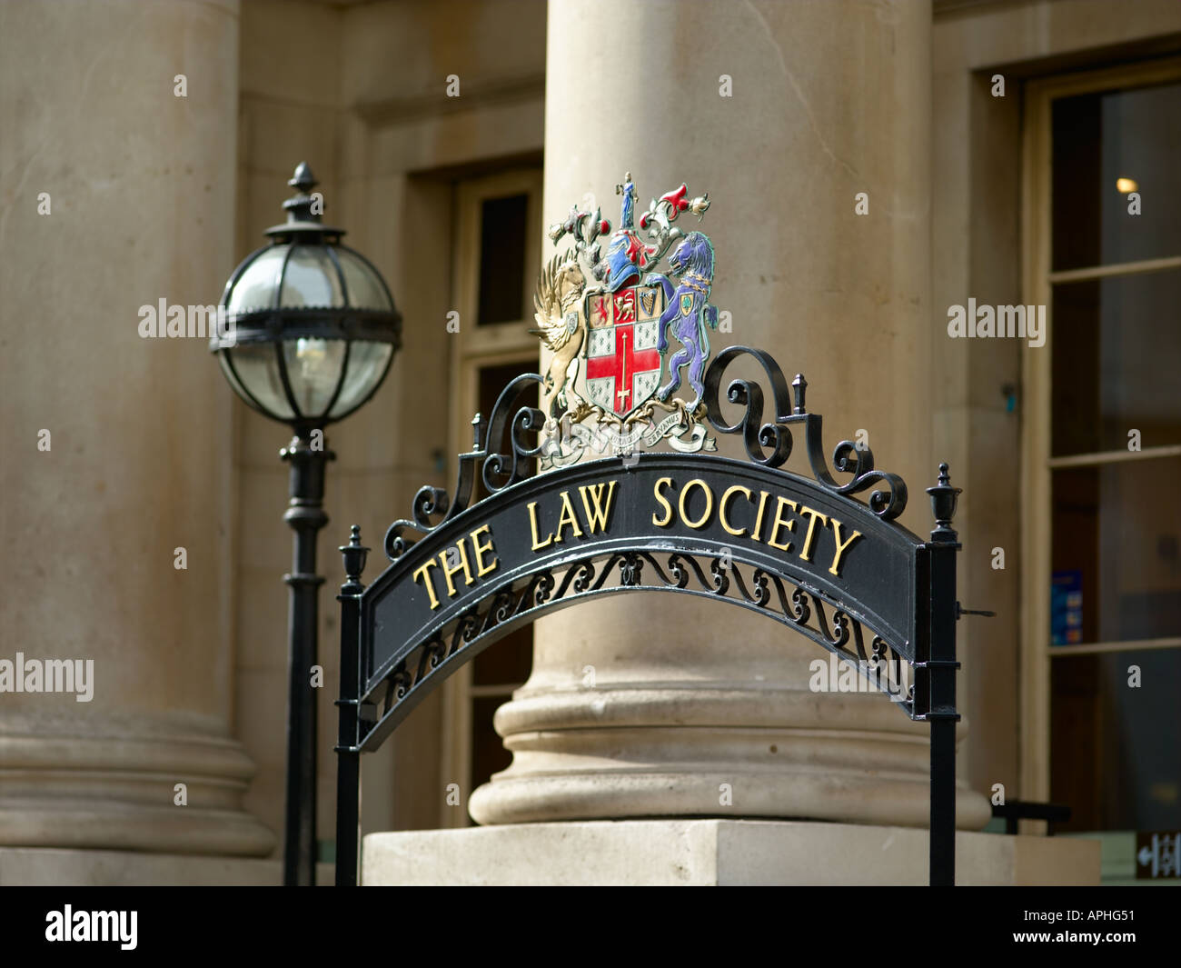 The Law Society Sign Stock Photo Alamy