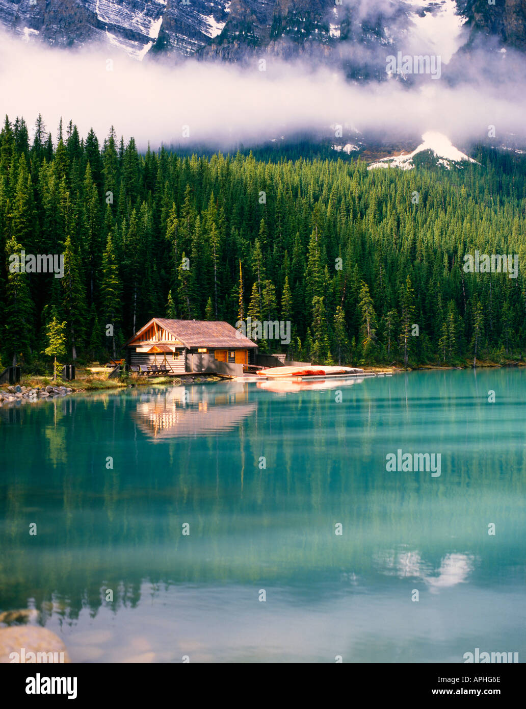 Lake Louise Banff National Park Alberta Canada Stock Photo - Alamy