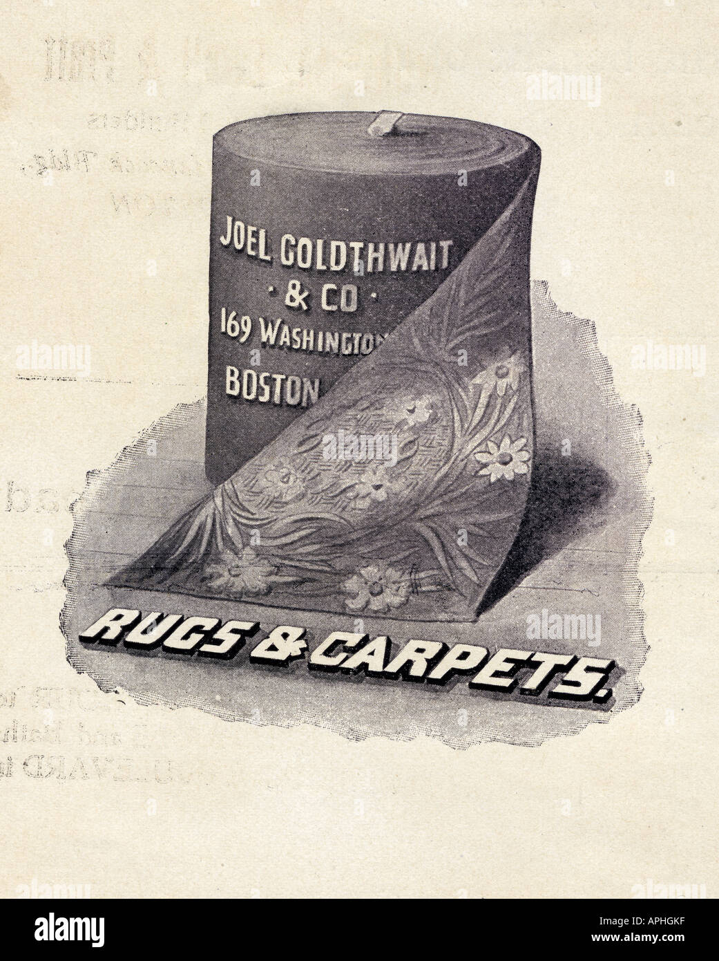 Fabric advertisement 19th century hi-res stock photography and images ...