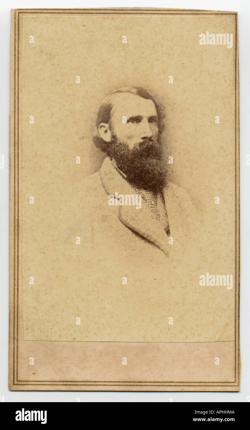 Carte de visite of A.P. Hill. Stock Photo