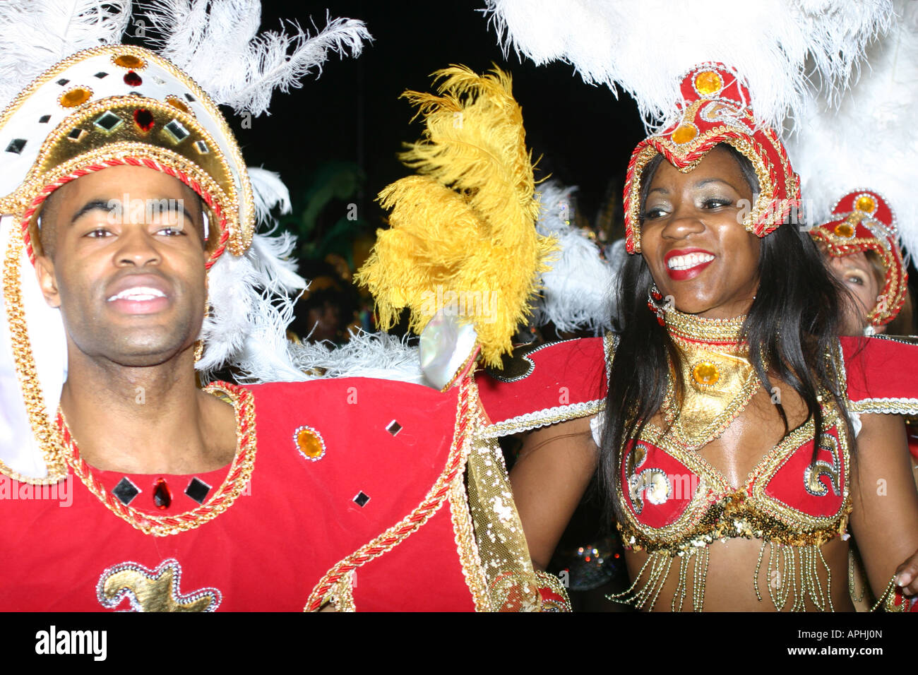 brasilian brazilian carnival festival dancers  thames festival Stock Photo