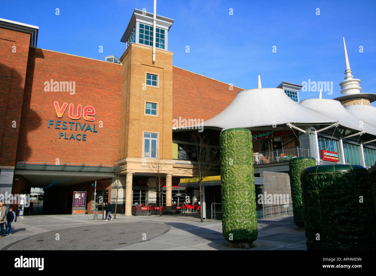 festival square market place Basingstoke old market town hampshire