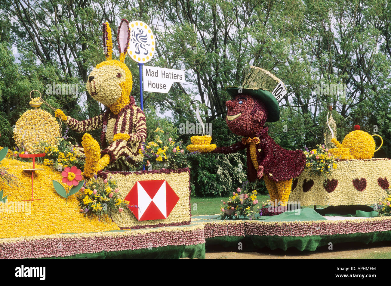 Spalding Flower Festival Parade Float 4 Stock Photo Alamy