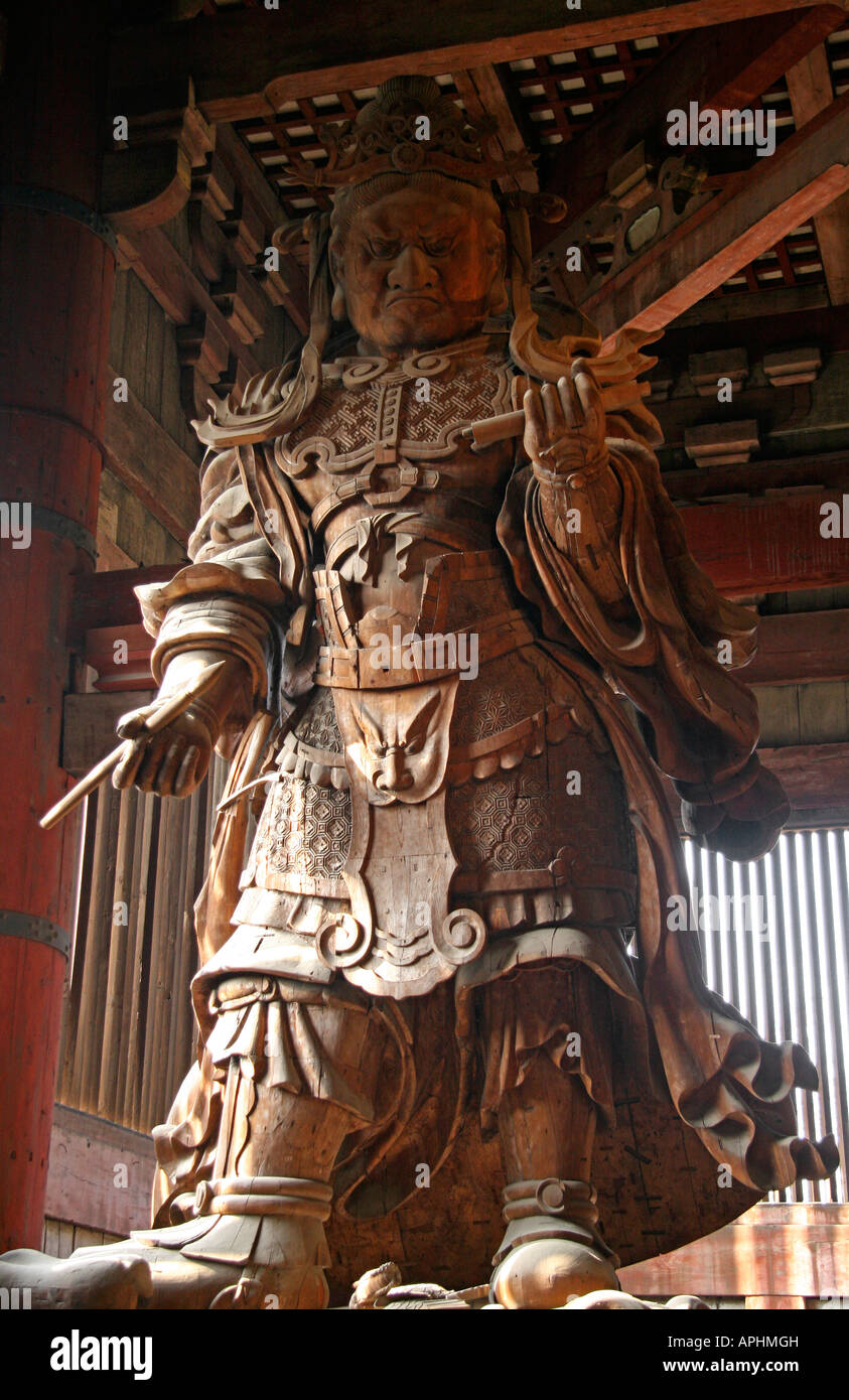 Agyo, one of two great Nio guardians at Todaiji Temple (Todaiji), Nara