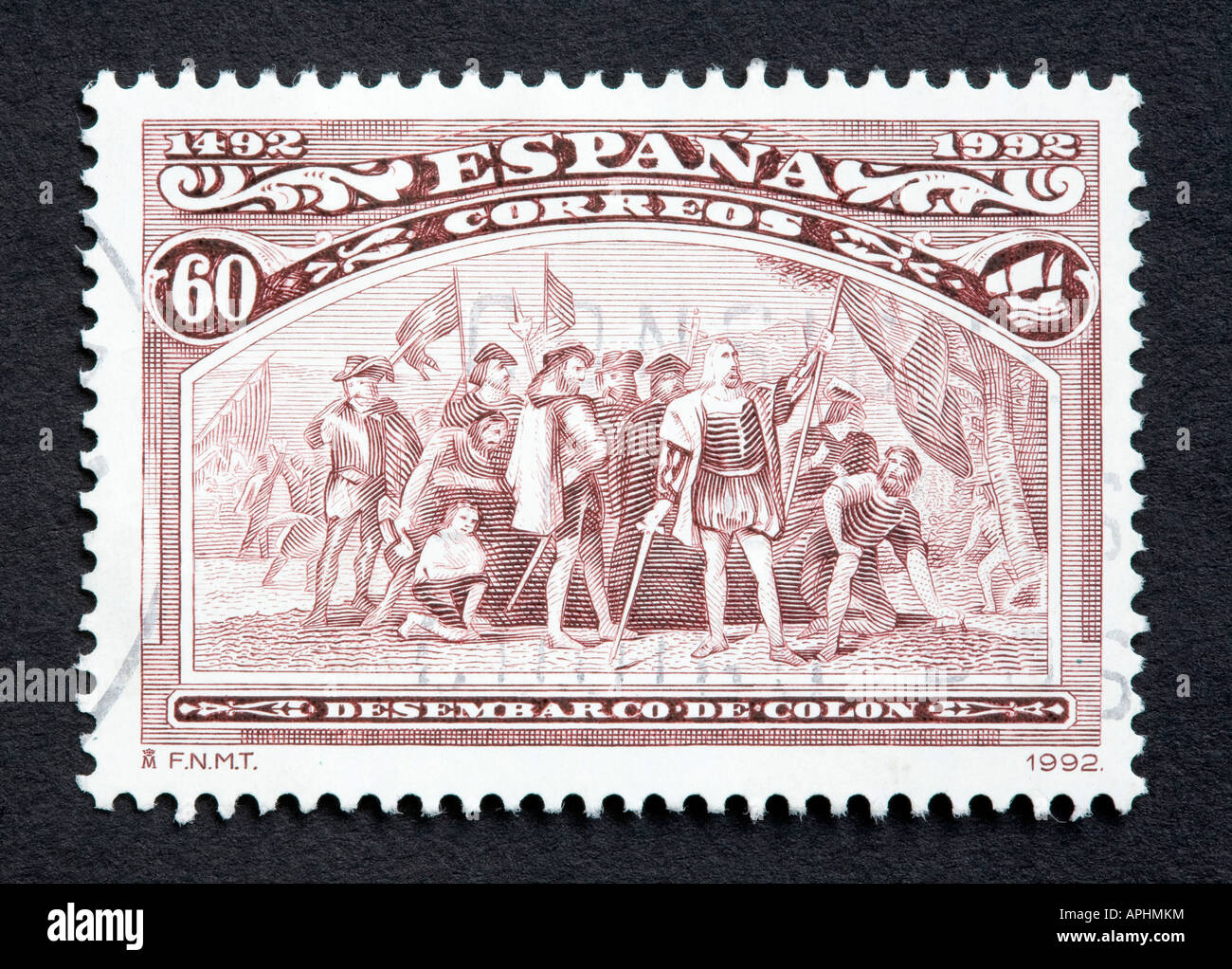 Spanish postage stamp Stock Photo Alamy
