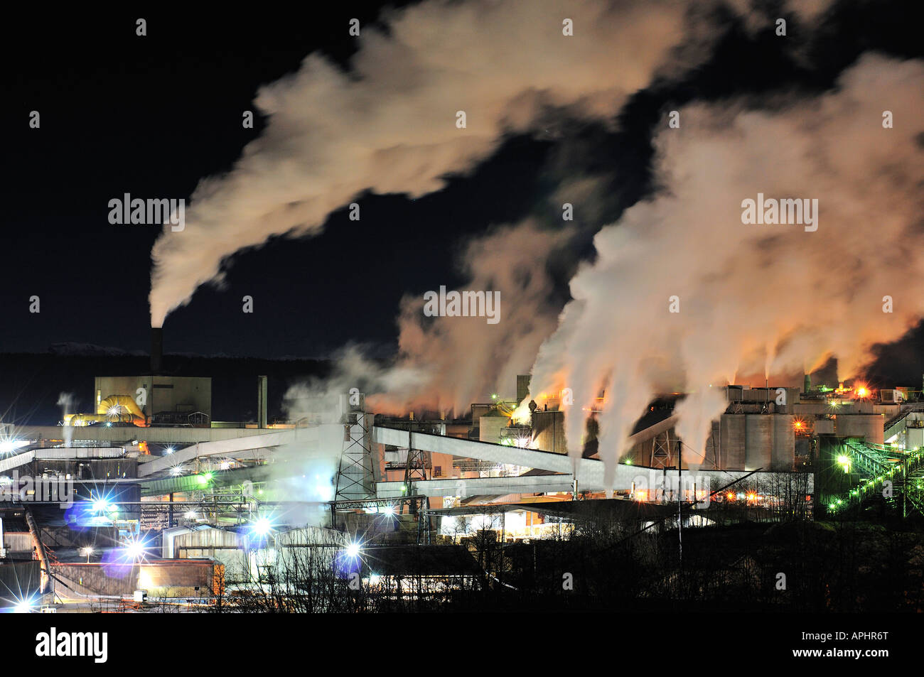 TimberWest sawmill, Elk Falls Division, Campbell River Stock Photo Alamy