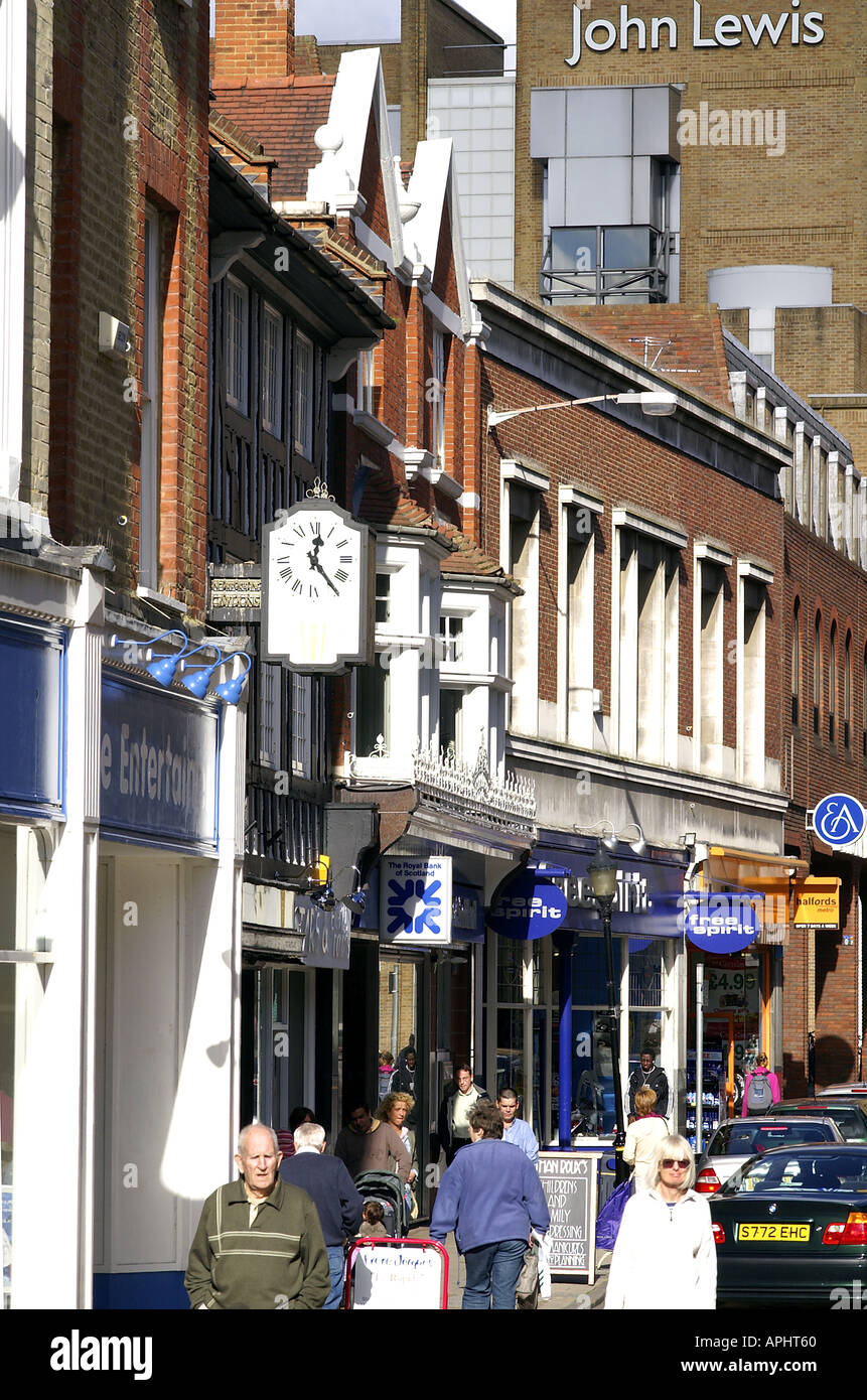 Market Square Kingston upon Thames Surrey England Stock Photo