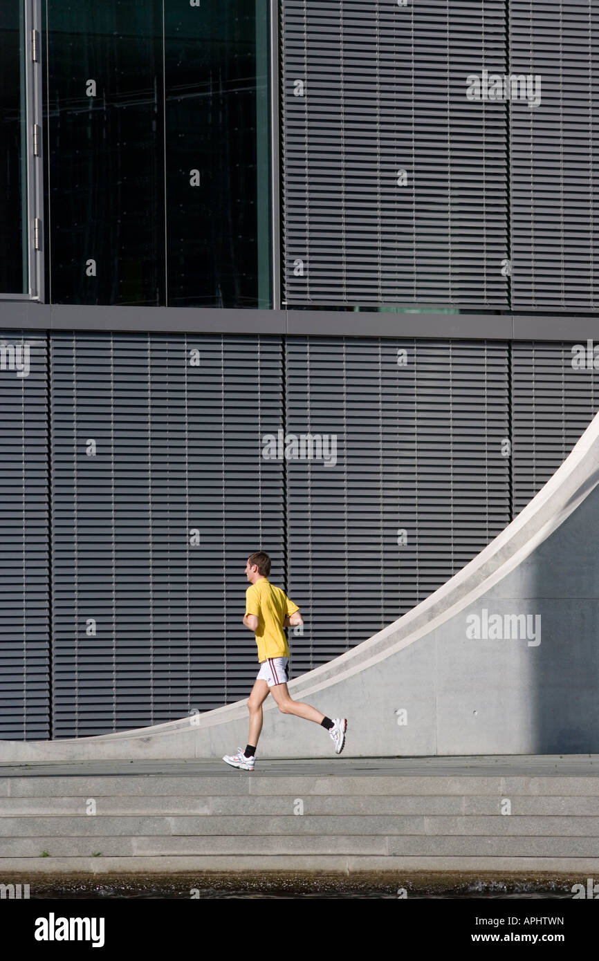 Man Jogging Berlin Stock Photos Man Jogging Berlin Stock Images