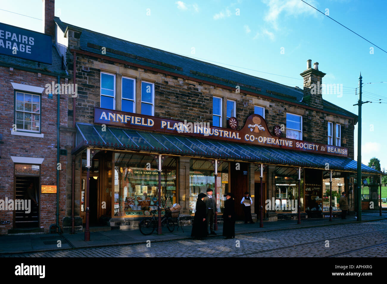 The Cooperative Building at Beamish Museum, near Stanley, County Durham