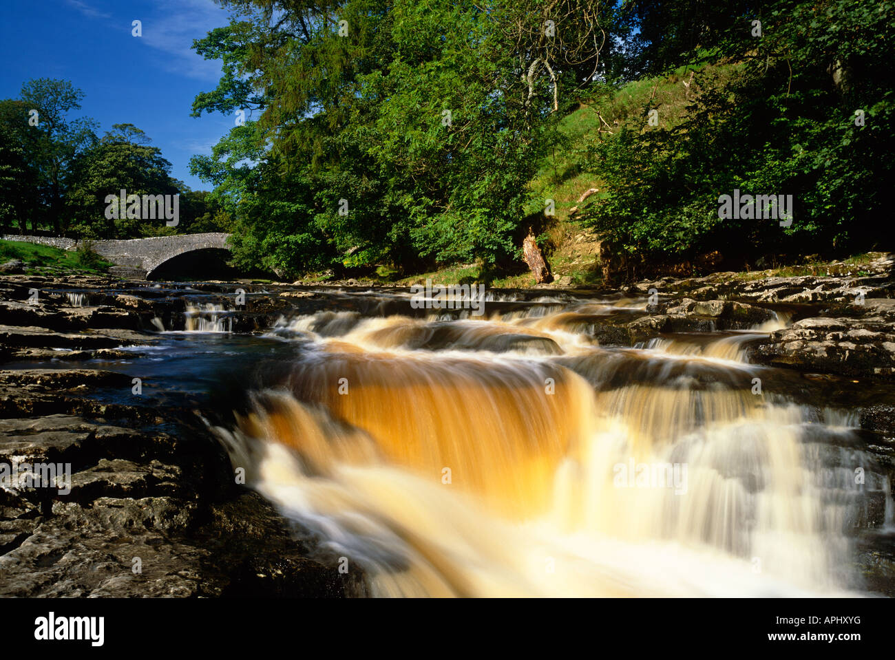 Stainforth Force and River Ribble, near Settle, Yorkshire Dales