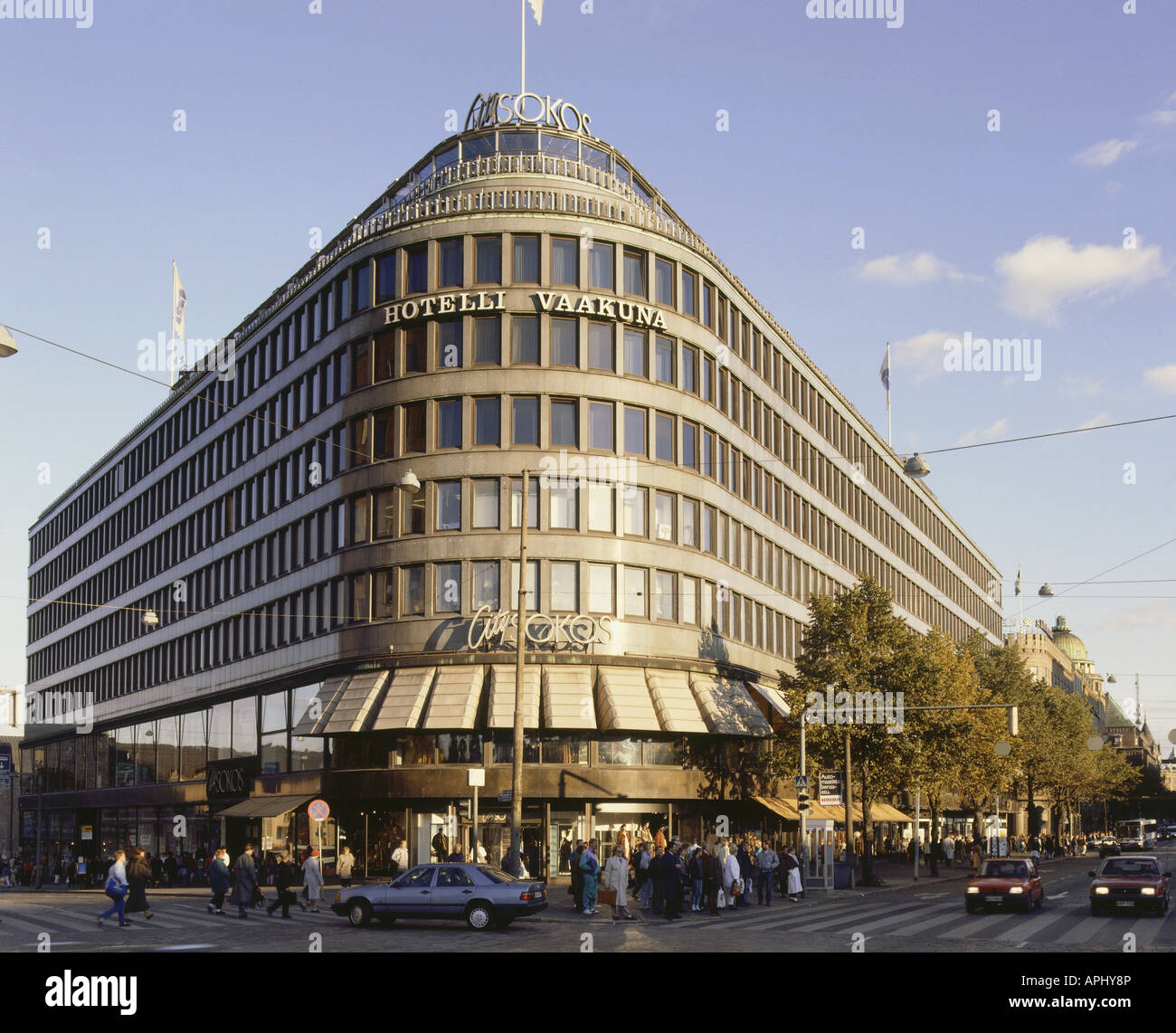 geography / travel, Finland, Helsinki, Hotel Vaakuna, Mannerheimintie, exterior view, Stock Photo