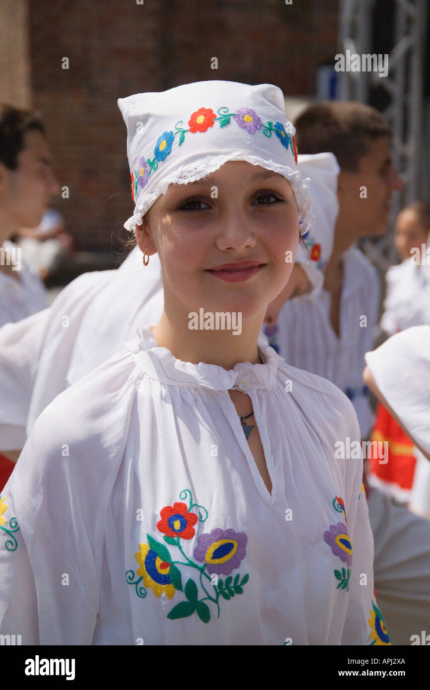 Girl in Ukrainian National Costume Stock Photo - Alamy