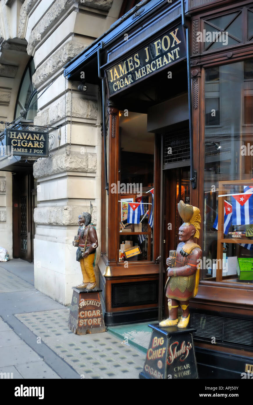 Cigar shop St James's London Stock Photo Alamy