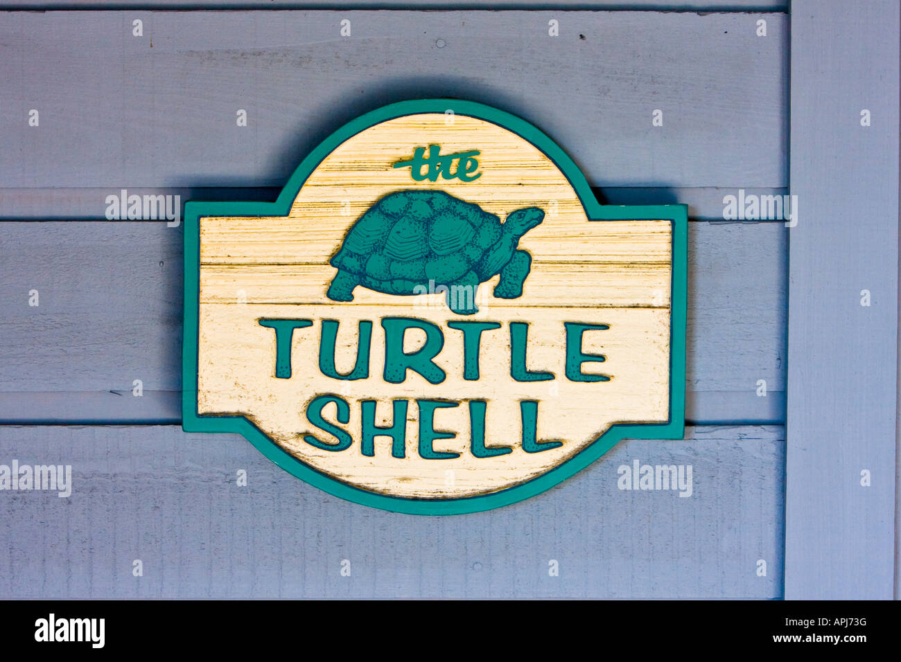 Tourist and Vacation Views of Historical Cedar Key Florida Stock Photo