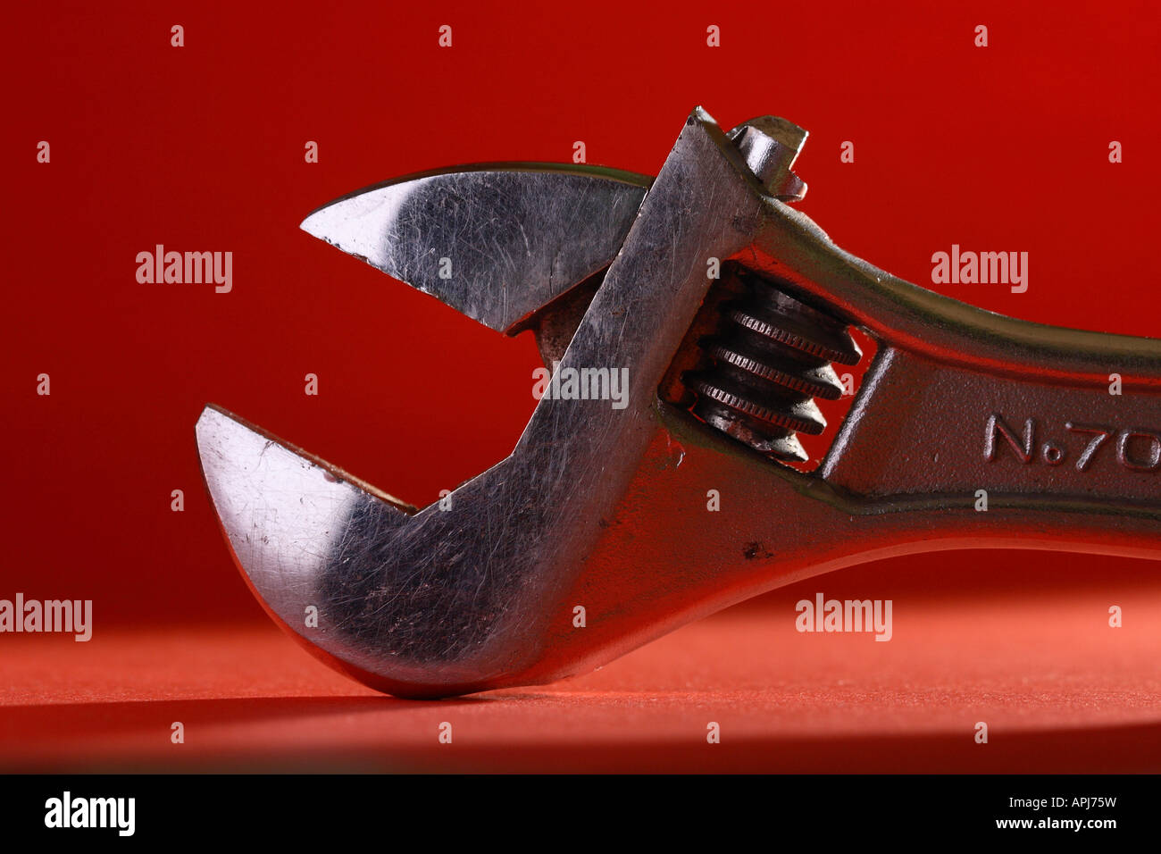 Adjustable spanner wrench tool Stock Photo Alamy