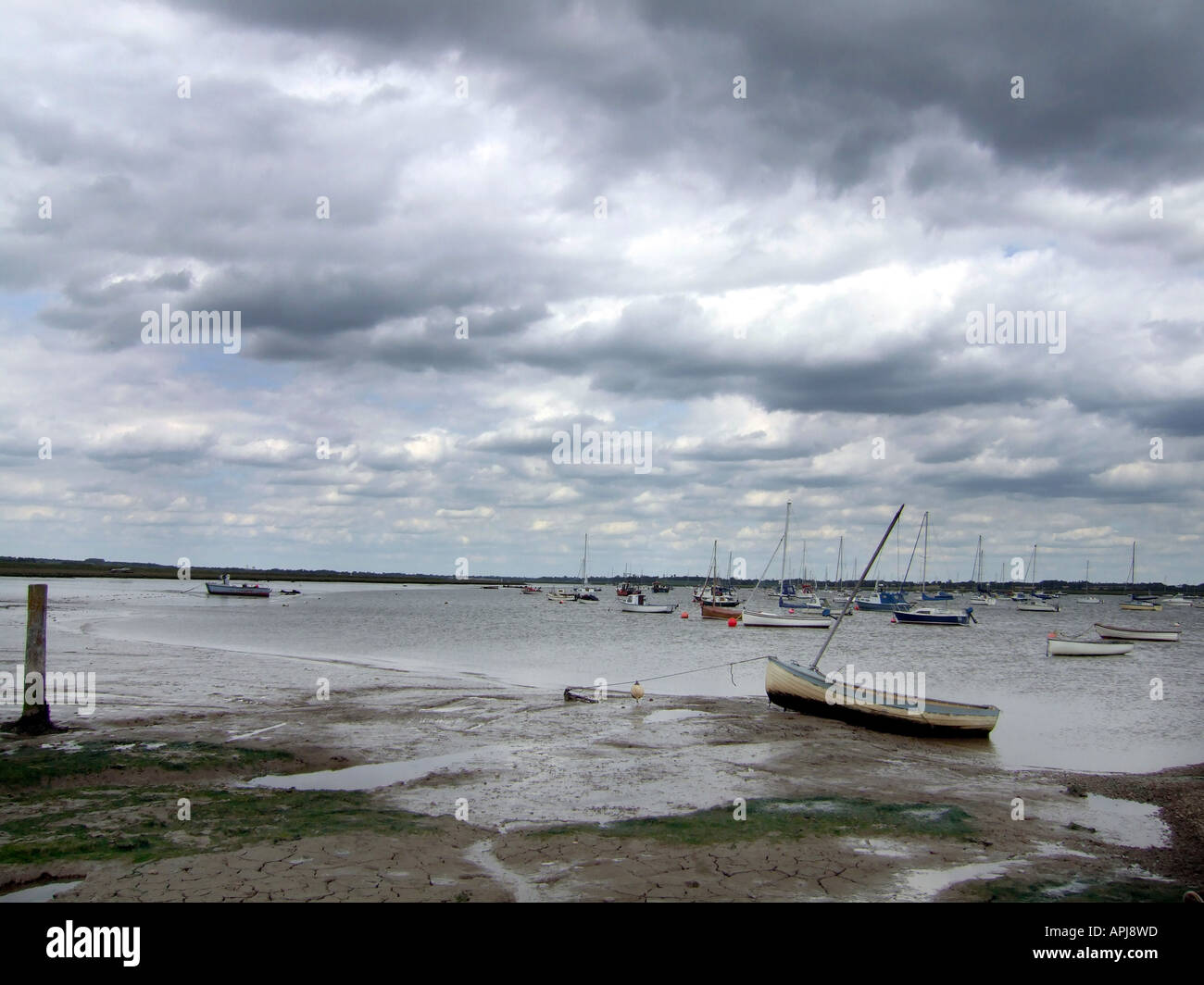 Landscape at Felixstowe Ferry Stock Photo Alamy