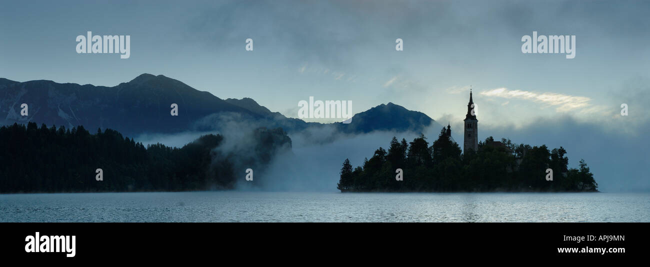 LAKE BLED, SLOVENIA Stock Photo