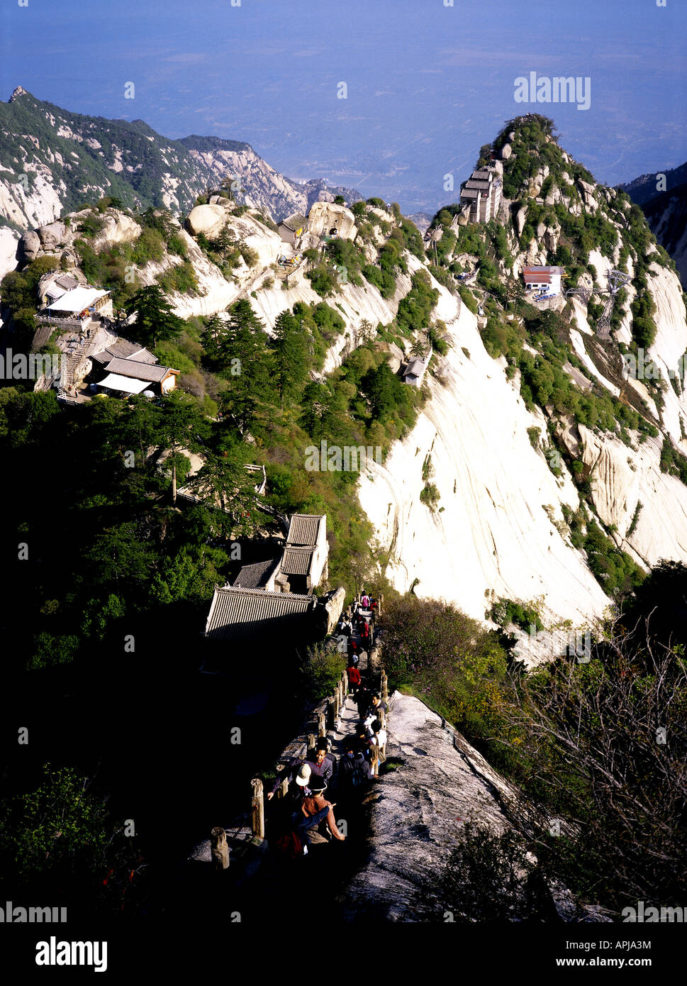The Sacred Mountains of Hua Shan, China Stock Photo Alamy