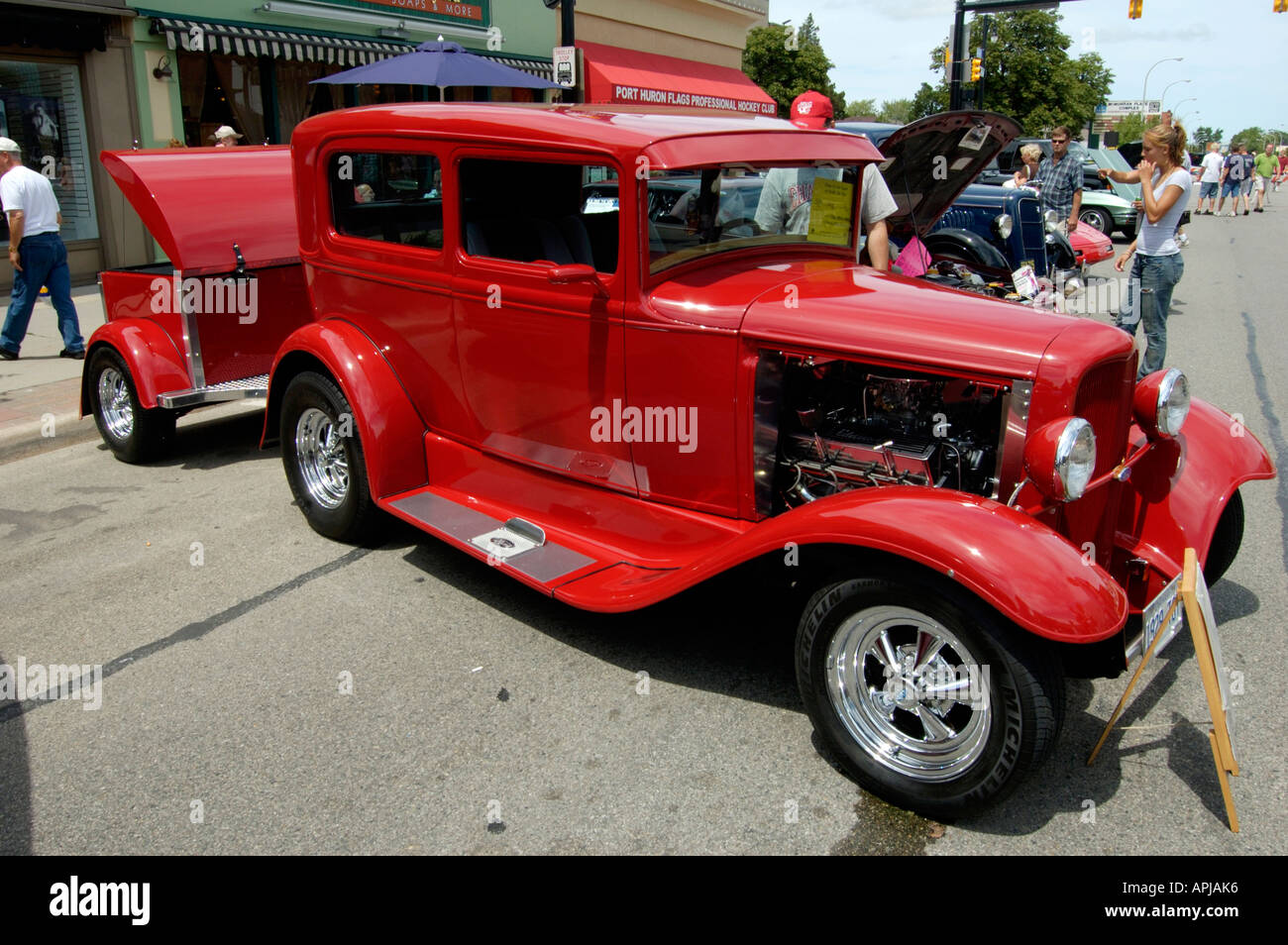 1929 Ford Model A and Trailer Stock Photo - Alamy