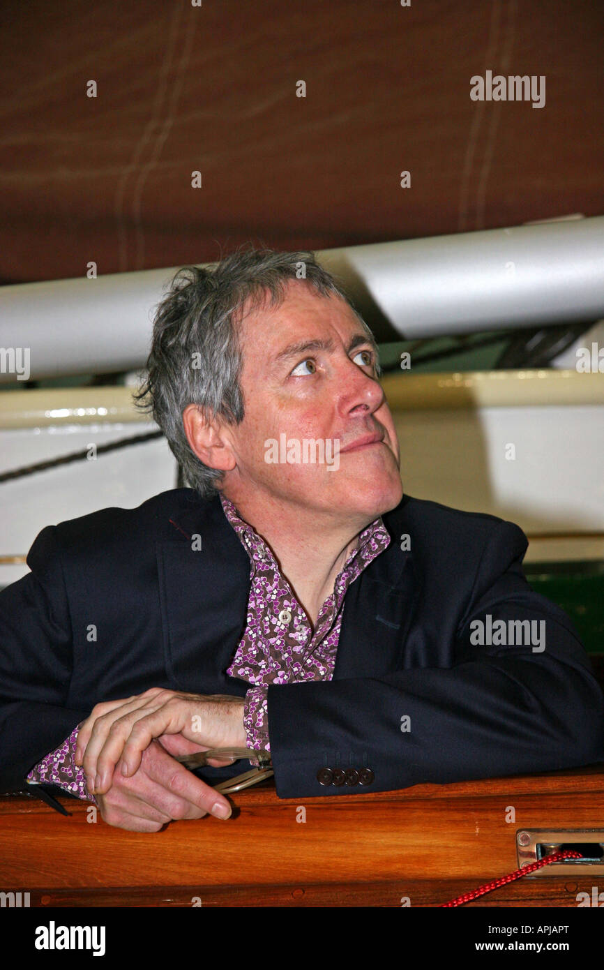 Griff Rhys Jones actor, writer and boat owner opening the show Stock Photo