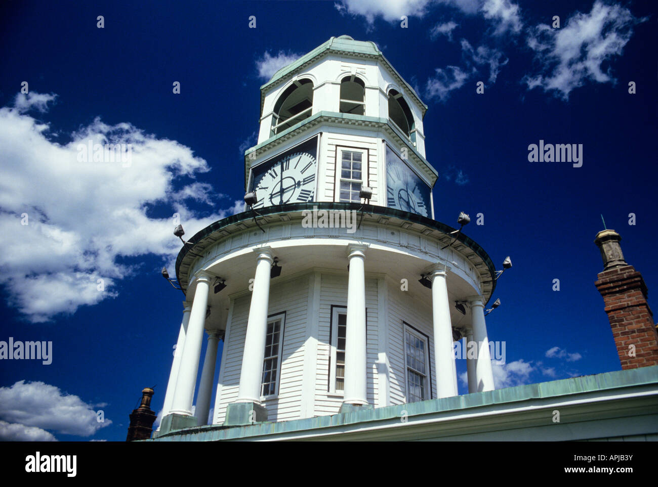 Town Clock Canada Nova Scotia Halifax Stock Photo Alamy