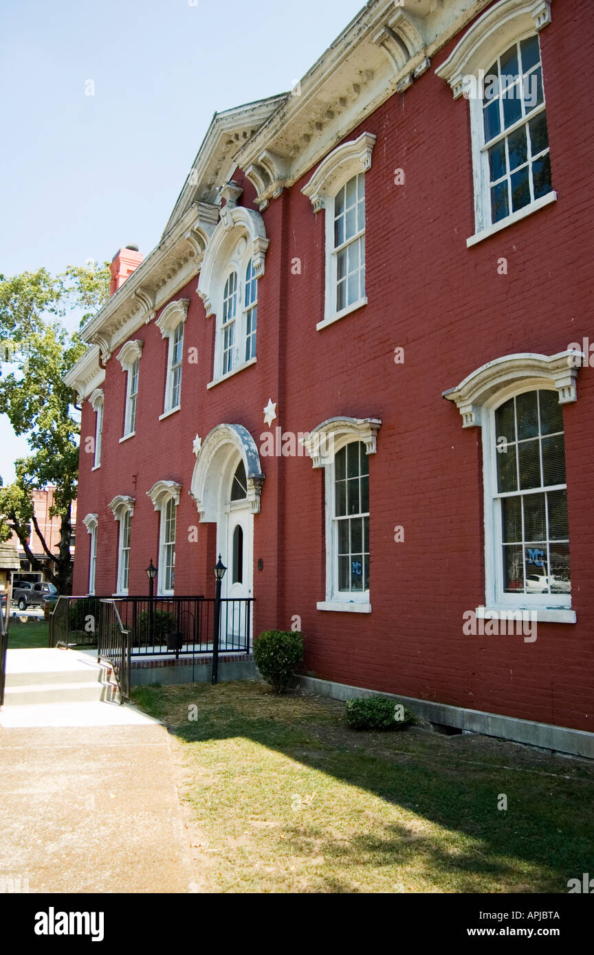 Town Hall of Lynchburg Tenn Stock Photo Alamy