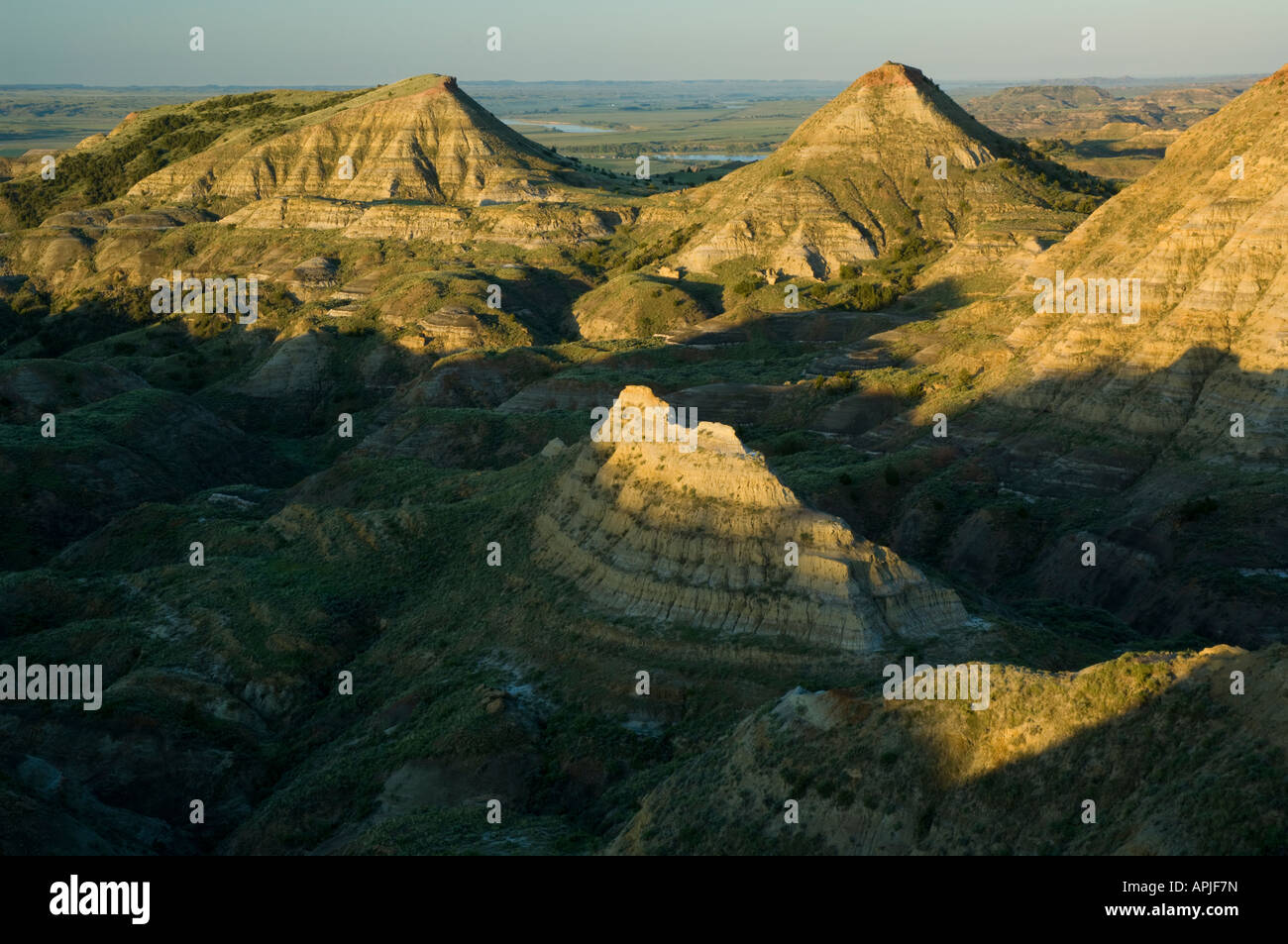 Sunrise on Terry Badlands, Montana USA Stock Photo Alamy