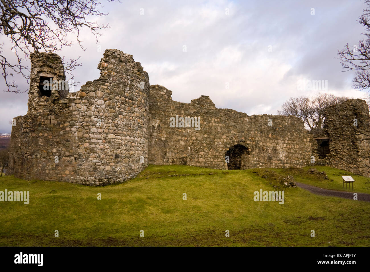 Old Inverlochy Castle, Fort William , Scotland, UK Stock Photo Alamy