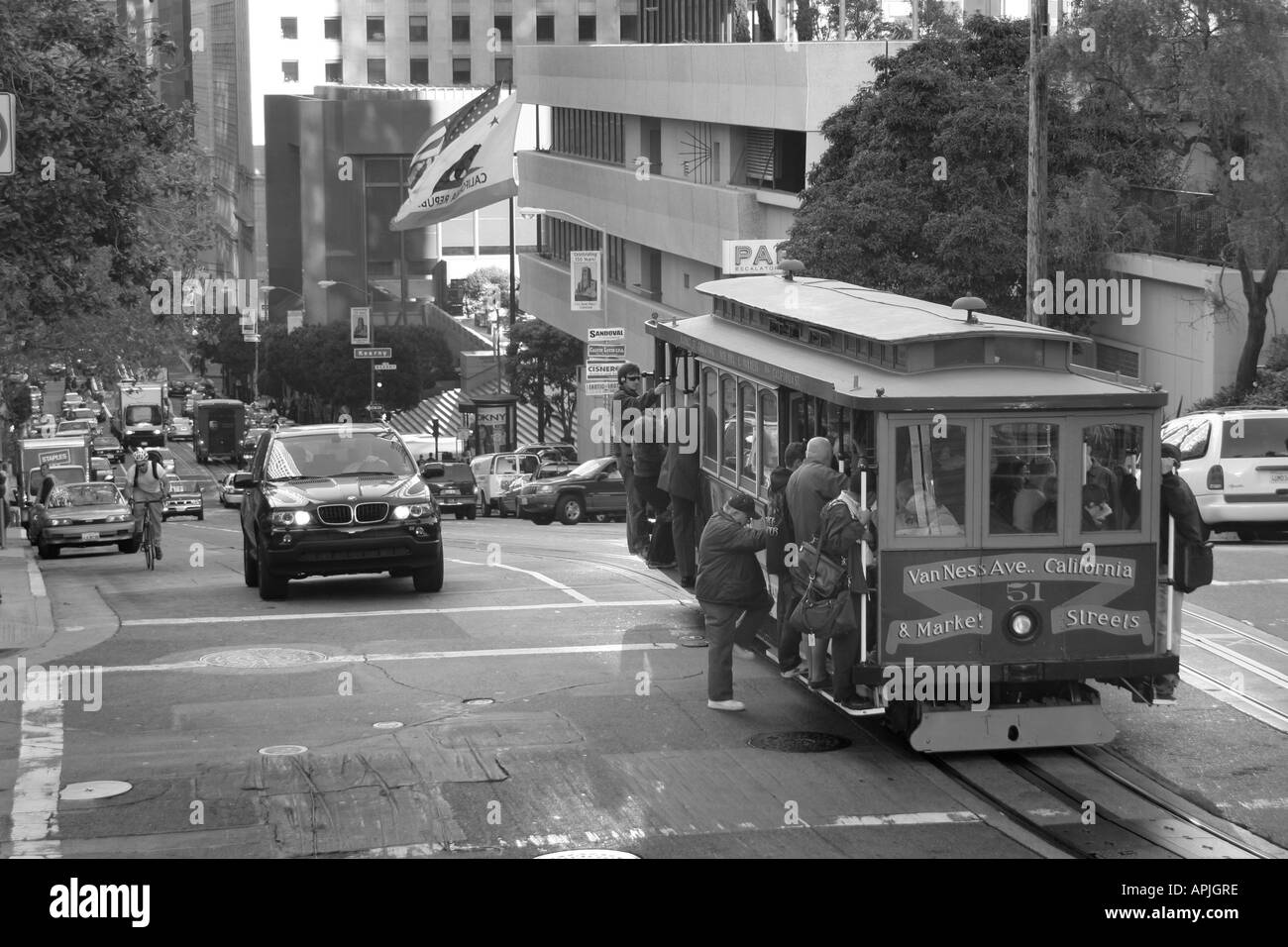 San Francisco tram Stock Photo