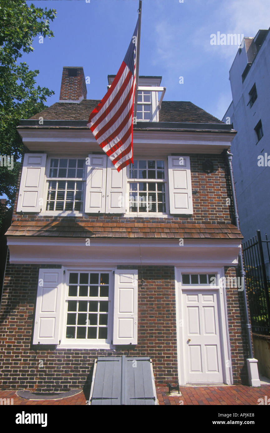 Betsy Rusell House Philadelphia Pennsylvania The Betsy Ross House Independence National ...