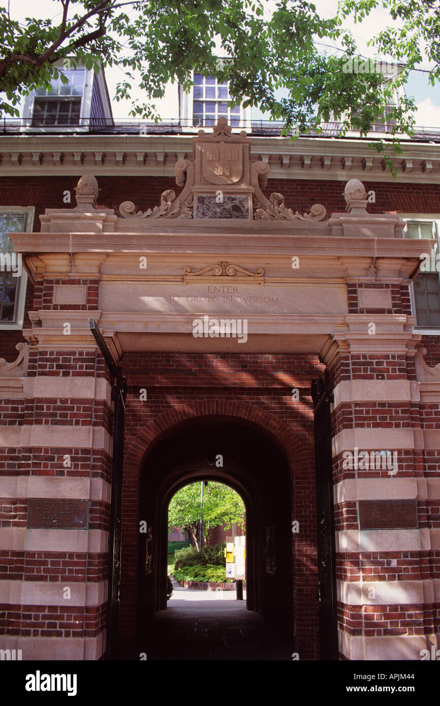 Harvard university gate hires stock photography and images Alamy
