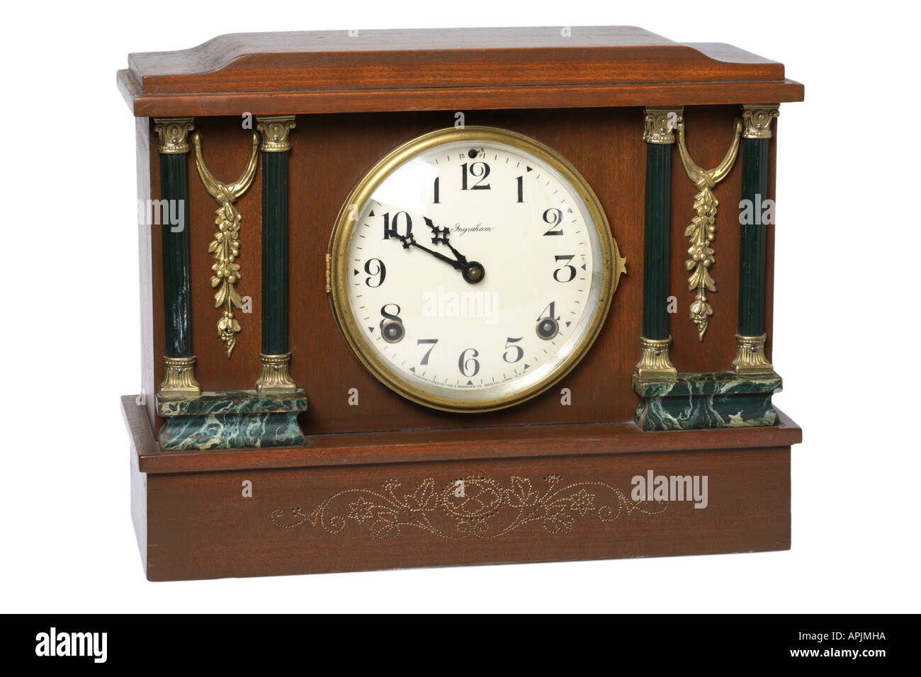 Mantle Clock Stock Photo Alamy
