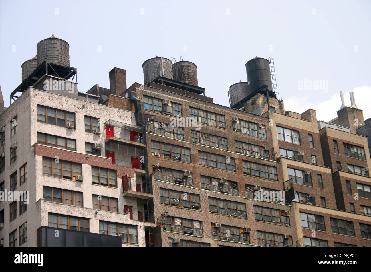 Appartment Block in Long Island New York City United States of America Stock Photo