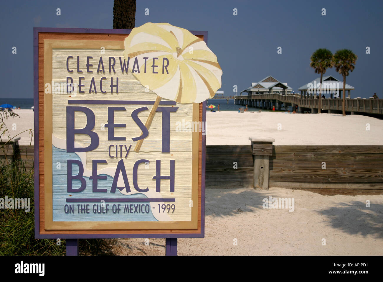 Clearwater beach sign clearwater beach hires stock photography and