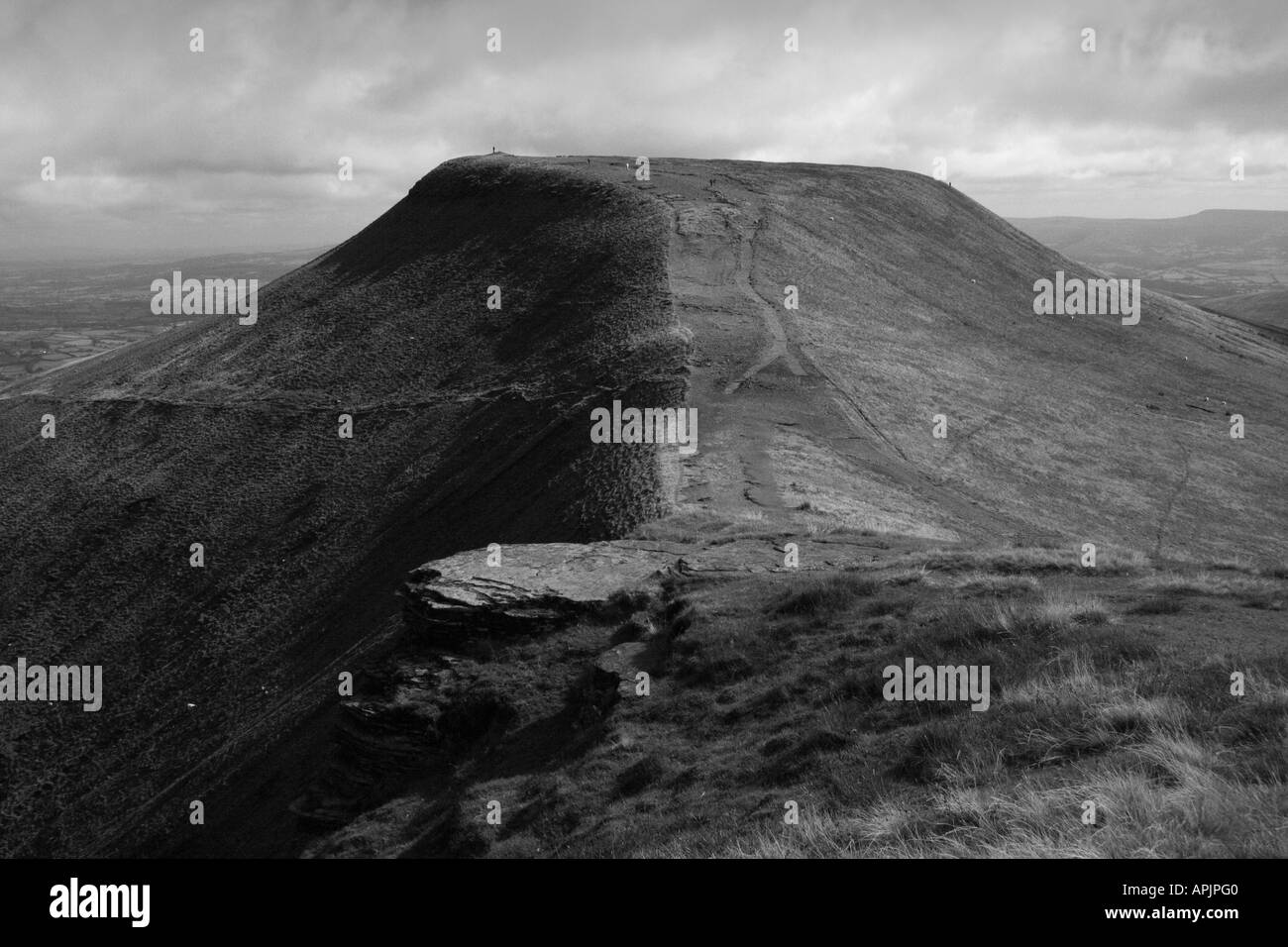 Pen Y Fan from Corn Du Brecon Beacons Stock Photo Alamy