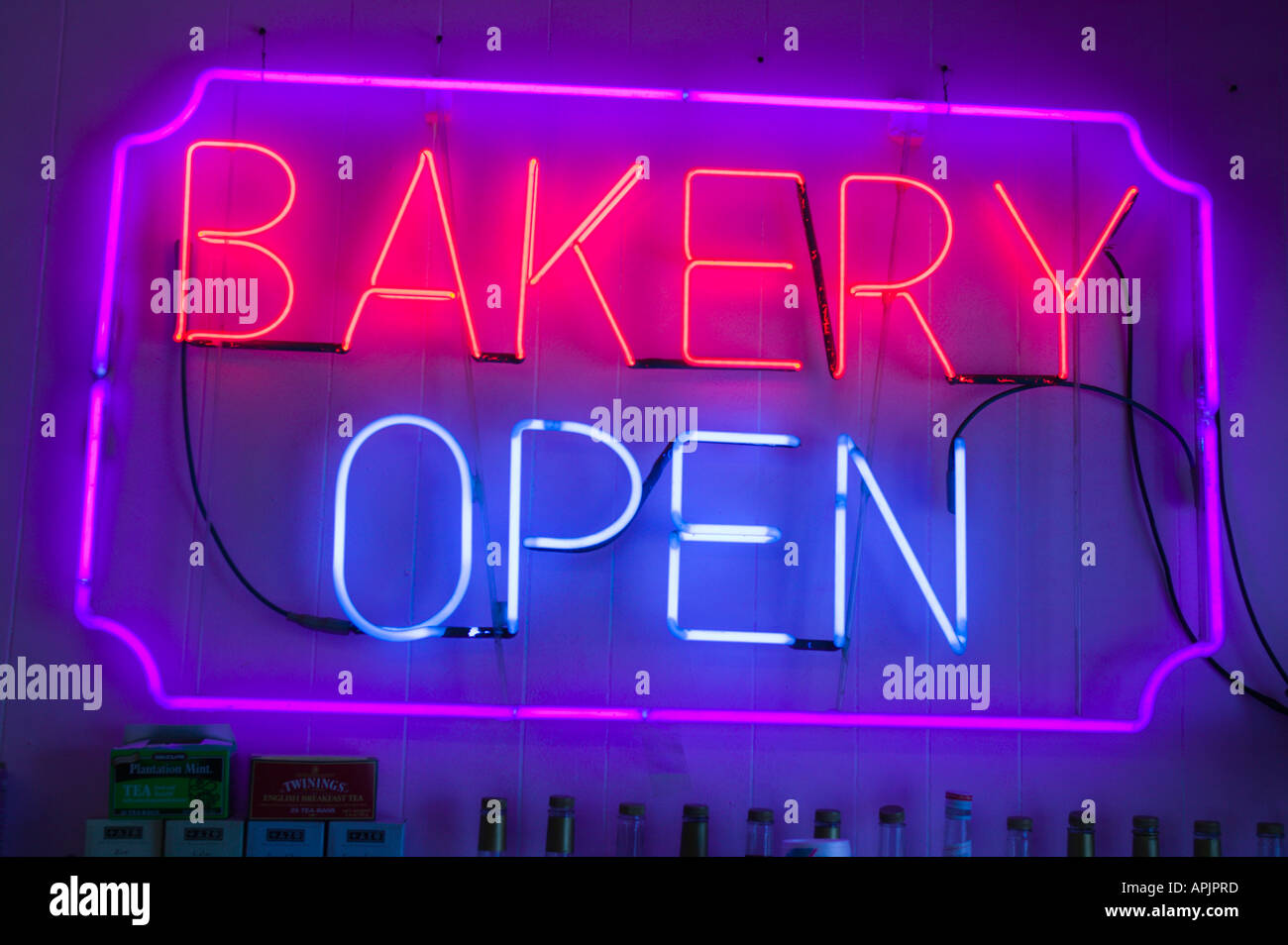 Bakery Open sign Stock Photo 9032444 Alamy
