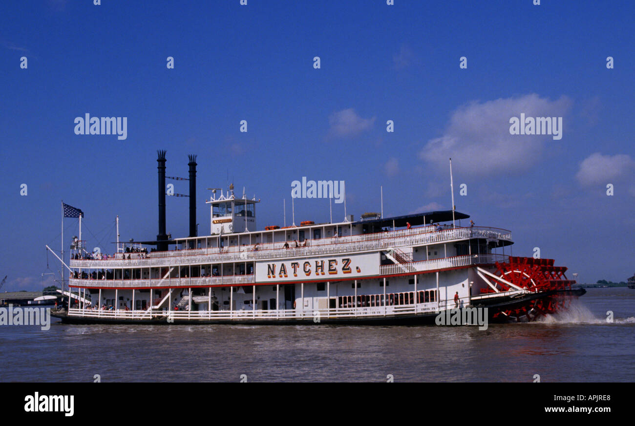 New Orleans steam paddle boat river Mississippi New Orleans south