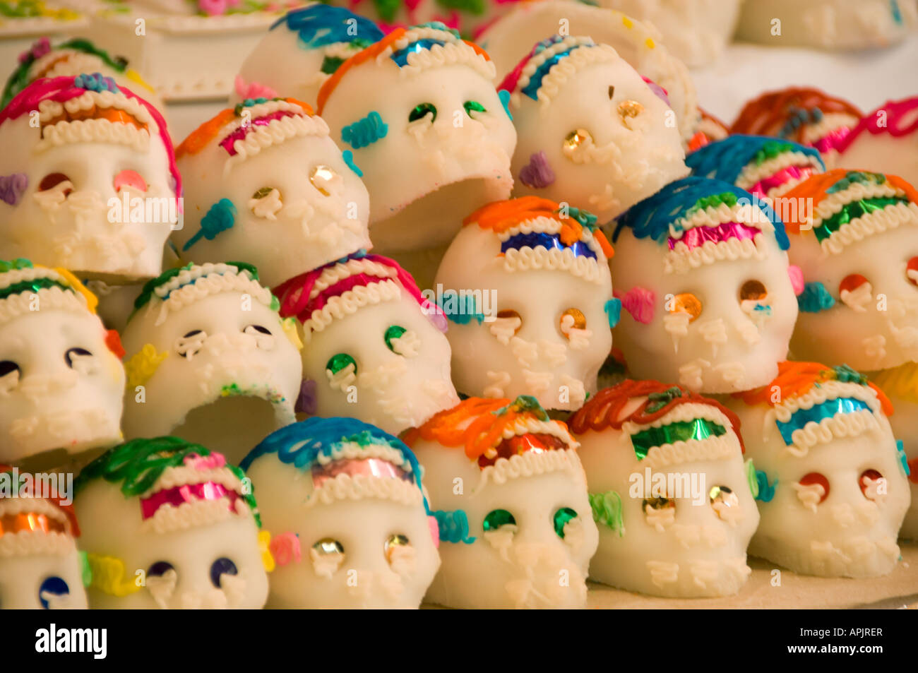 Day of the Dead Sweet Skulls Stock Photo