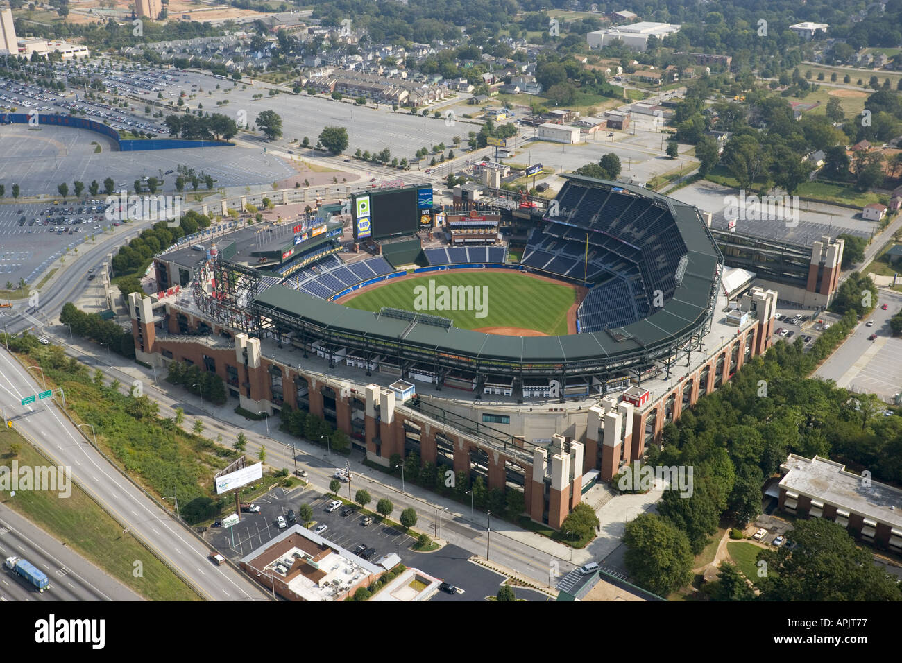 Turner Field in Atlanta, Stock Photo Alamy