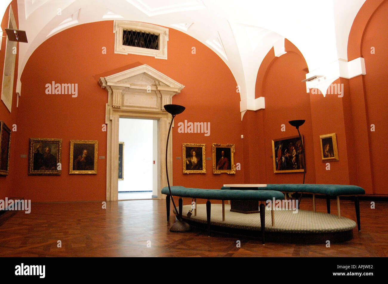 Prague Castle Picture Gallery Stock Photo