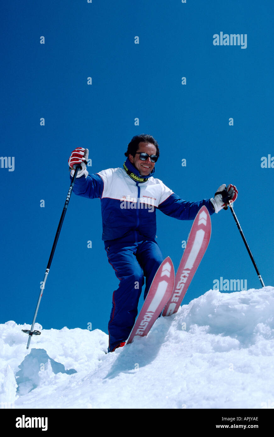 Downhill Skiing on Whistler Mountain Whistler British Columbia Canada