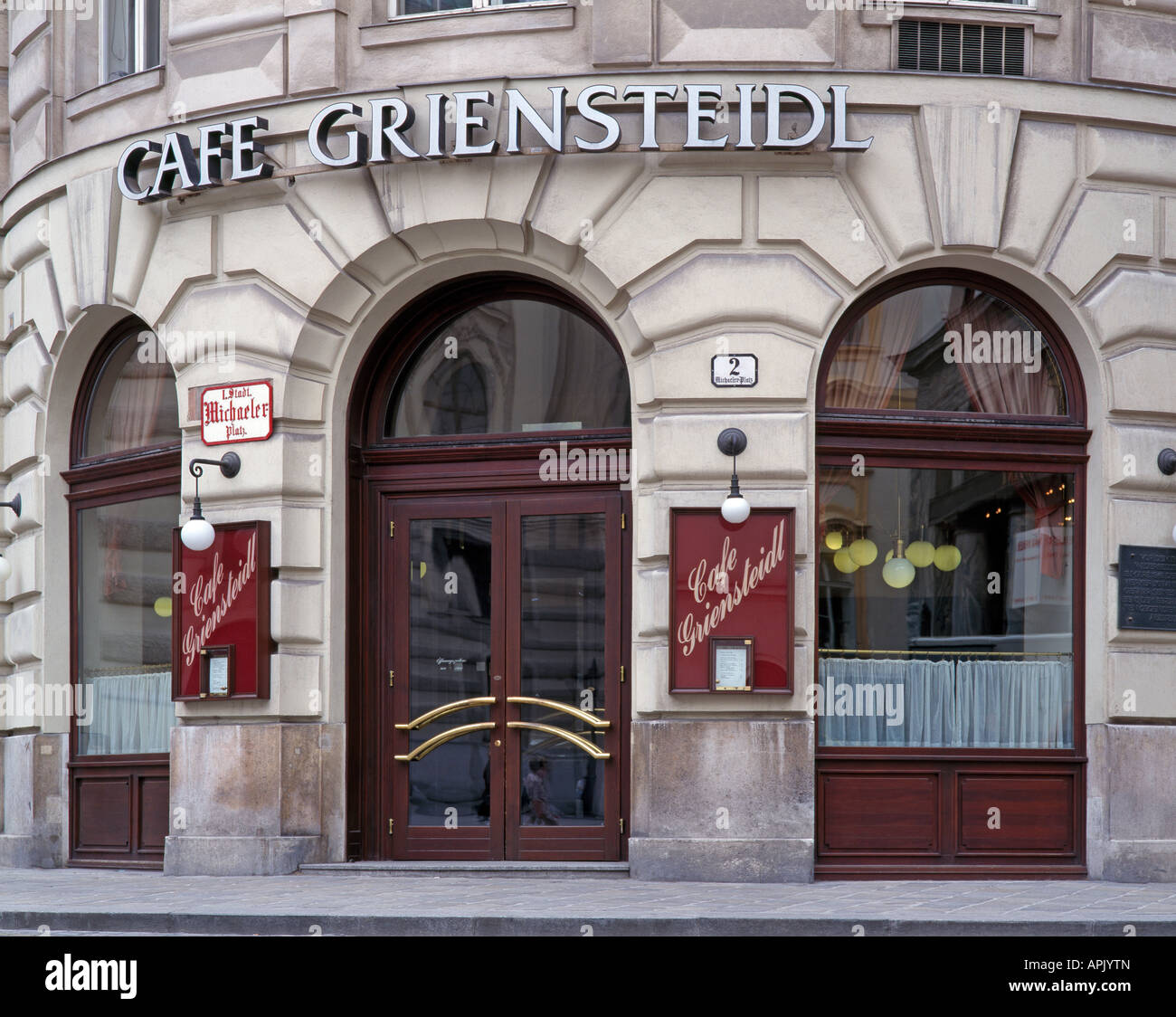 Cafe Griensteidl Vienna Stock Photo