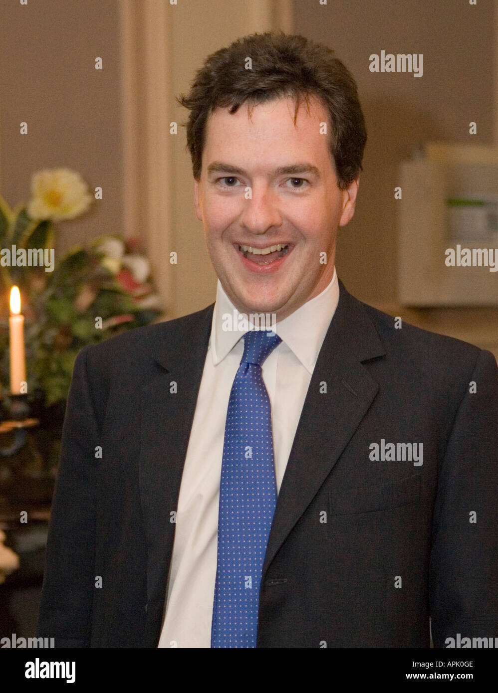 The Right Honorable George Osborne MP Chancellor of the Exchequer Stock Photo