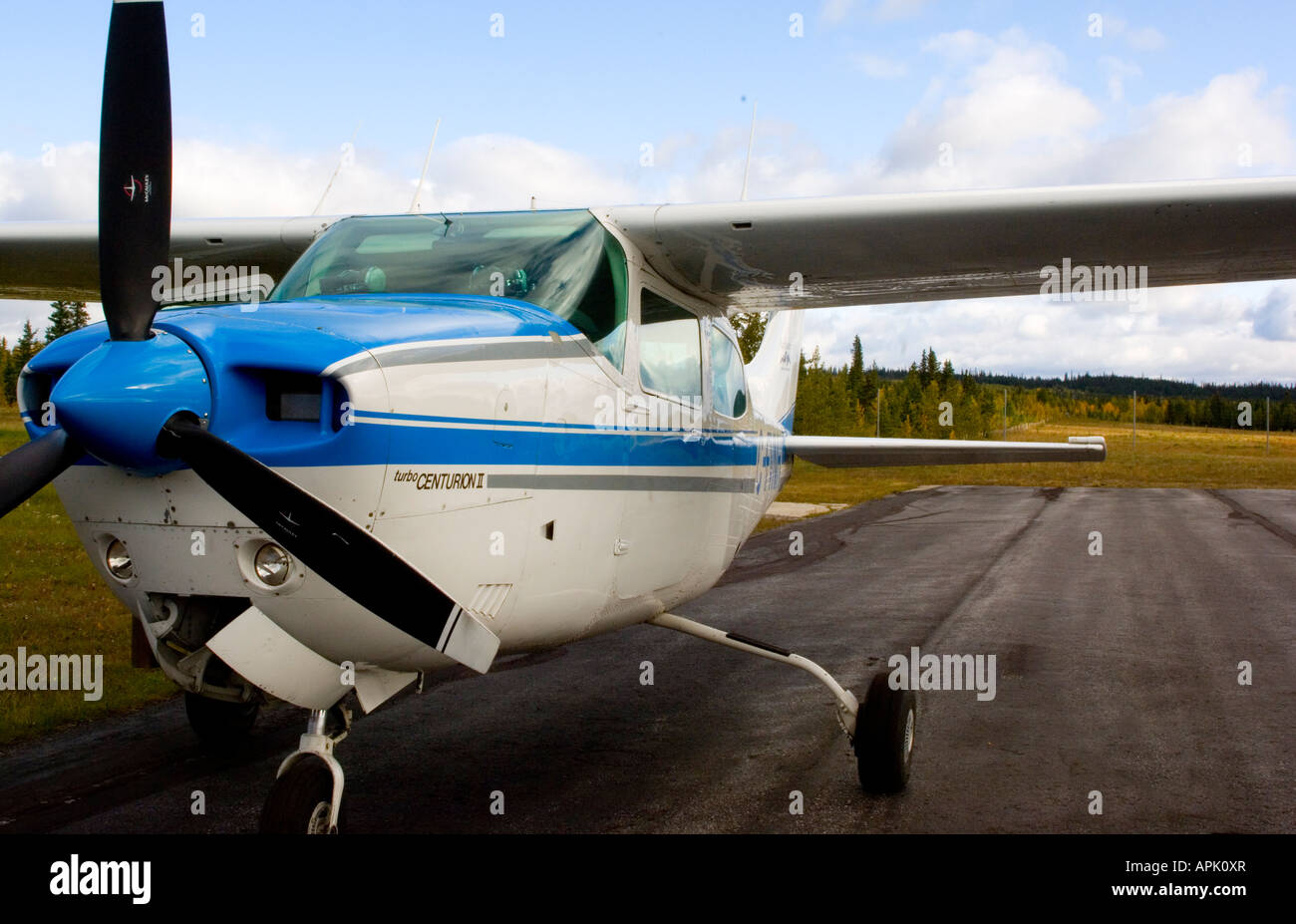 A Cesna aircraft Stock Photo